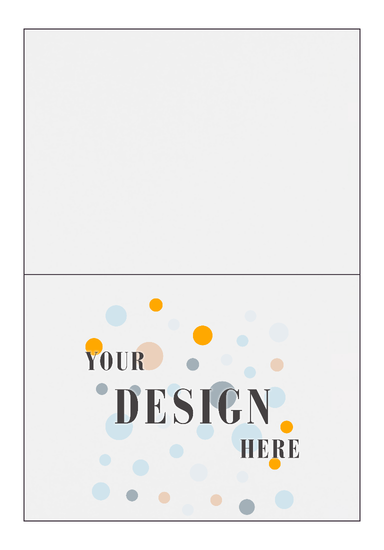 Bright White 100lb A7 Foldover Cards (5 1/8 x 7)
