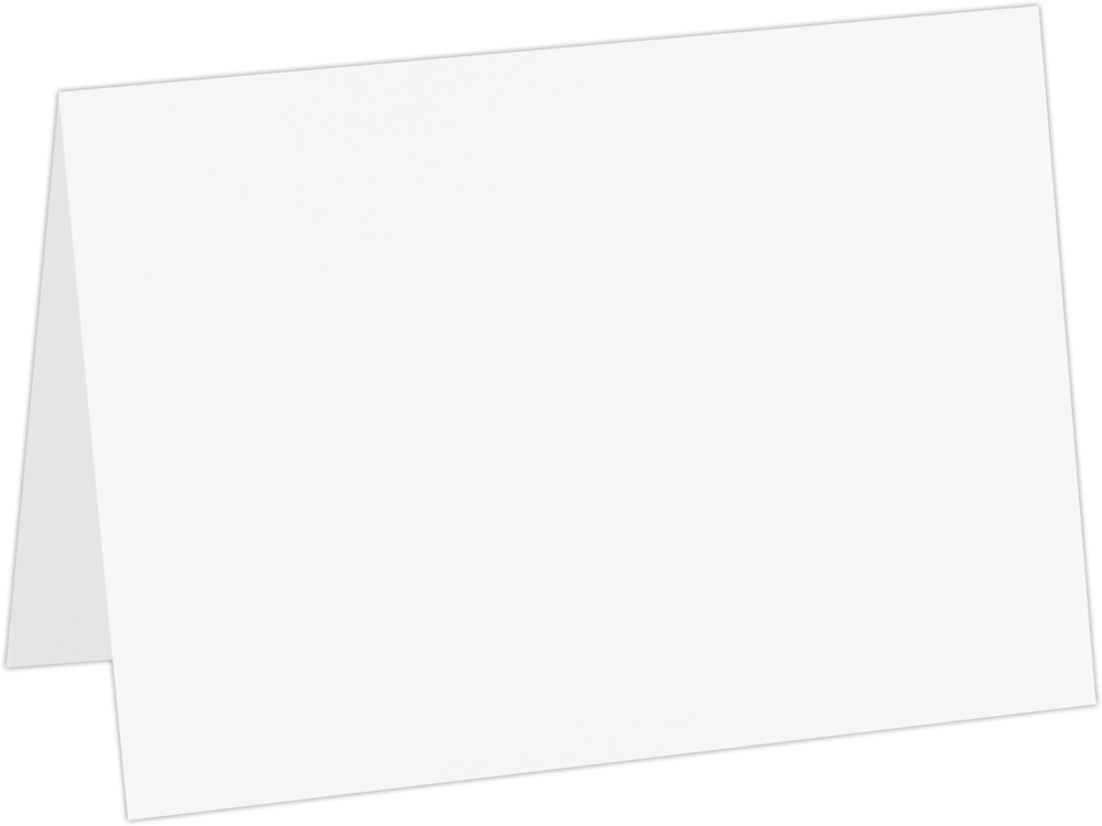 Bright White 100lb A7 Foldover Cards (5 1/8 x 7)