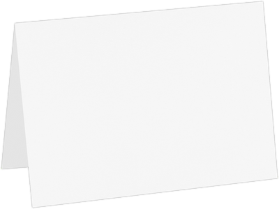 Bright White 100lb A7 Foldover Cards (5 1/8 x 7)