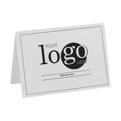 Pastel Gray 100% Cotton 100lb A7 Foldover Cards (5 1/8 x 7)