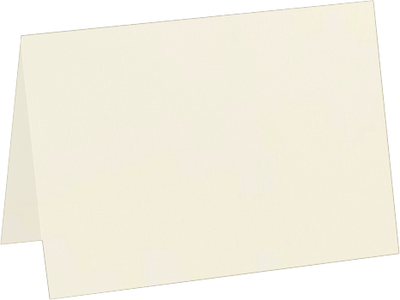 Natural Linen 100lb A7 Foldover Cards (5 1/8 x 7)