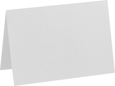 Pastel Gray 100% Cotton 100lb A7 Foldover Cards (5 1/8 x 7)