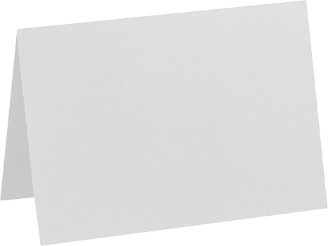 Pastel Gray 100% Cotton 100lb A7 Foldover Cards (5 1/8 x 7)