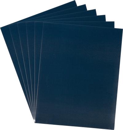 Glossy Navy Blue 9 x 12 Standard Folders