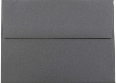 Dark Smoke Gray 28lb A6 Invitation Envelopes (4 3/4 x 6 1/2)