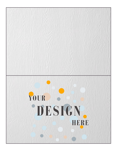 White Recycled 80lb A9 Foldover Cards (5 1/2 x 8 1/2)