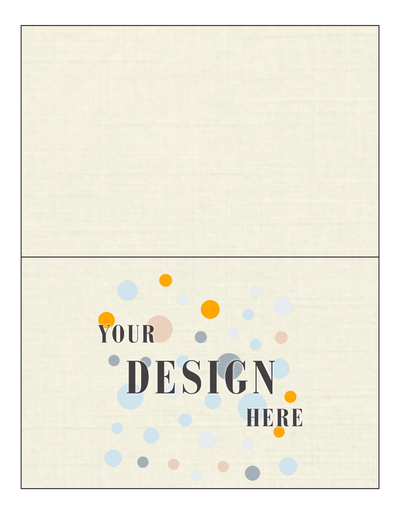 Natural Linen 100lb A9 Foldover Cards (5 1/2 x 8 1/2)