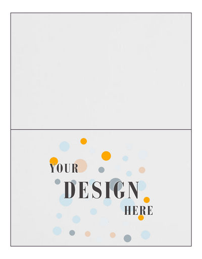 White Linen 100lb A9 Foldover Cards (5 1/2 x 8 1/2)