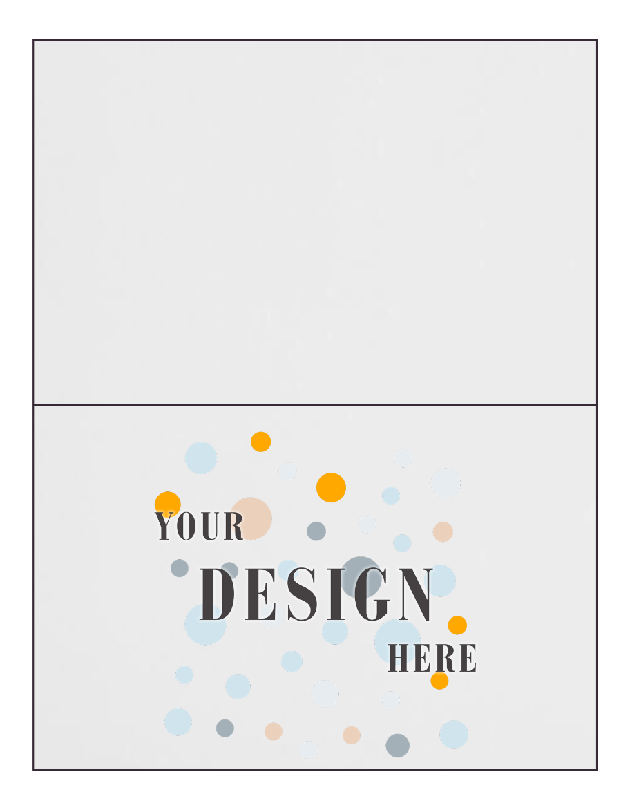 White Linen 100lb A9 Foldover Cards (5 1/2 x 8 1/2)