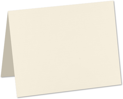 Natural Linen 100lb A9 Foldover Cards (5 1/2 x 8 1/2)