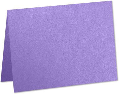 Amethyst Purple Metallic 100lb #17 Mini Foldover Card (2 9/16 x 3 9/16)