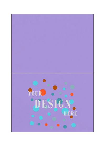 Amethyst Purple Metallic 100lb #17 Mini Foldover Card (2 9/16 x 3 9/16)