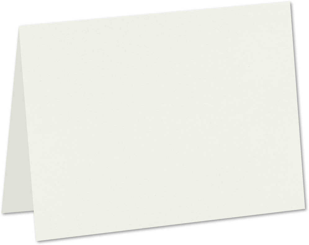Natural White 100% Cotton 120lb #17 Mini Foldover Cards (2 9/16 x 3 9/16)