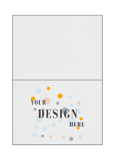 White 120lb #17 Mini Foldover Cards (2 9/16 x 3 9/16)