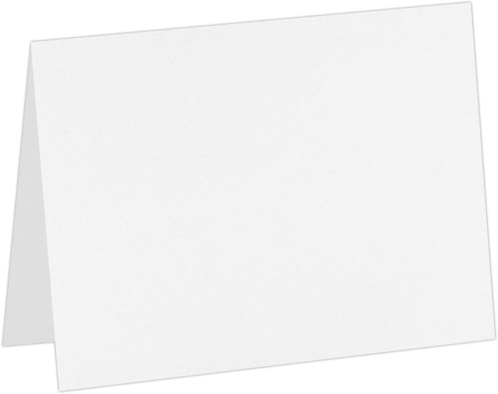 White 120lb #17 Mini Foldover Cards (2 9/16 x 3 9/16)