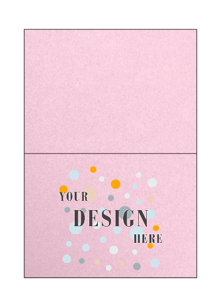 Champagne Ivory Metallic 100lb #17 Mini Foldover Cards (2 9/16 x 3 9/16)