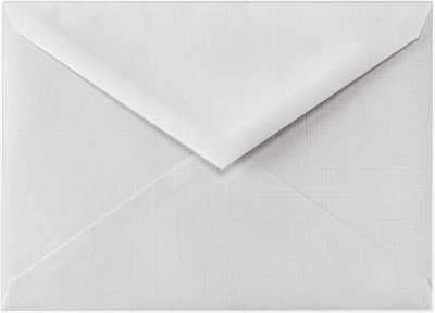 White Linen 32lb 5 1/2  BAR V Flap Envelopes (4 3/8 x 5 3/4)
