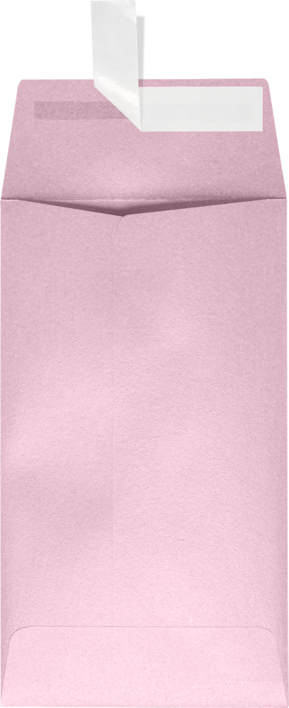 Pink Rose Metallic 32lb #5 1/2 Coin Envelopes (3 1/8 x 5 1/2) with Peel & Seal