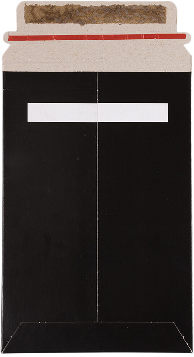 Black 130lb 6 x 9 Photo Mailer Envelopes with Peel & Seal