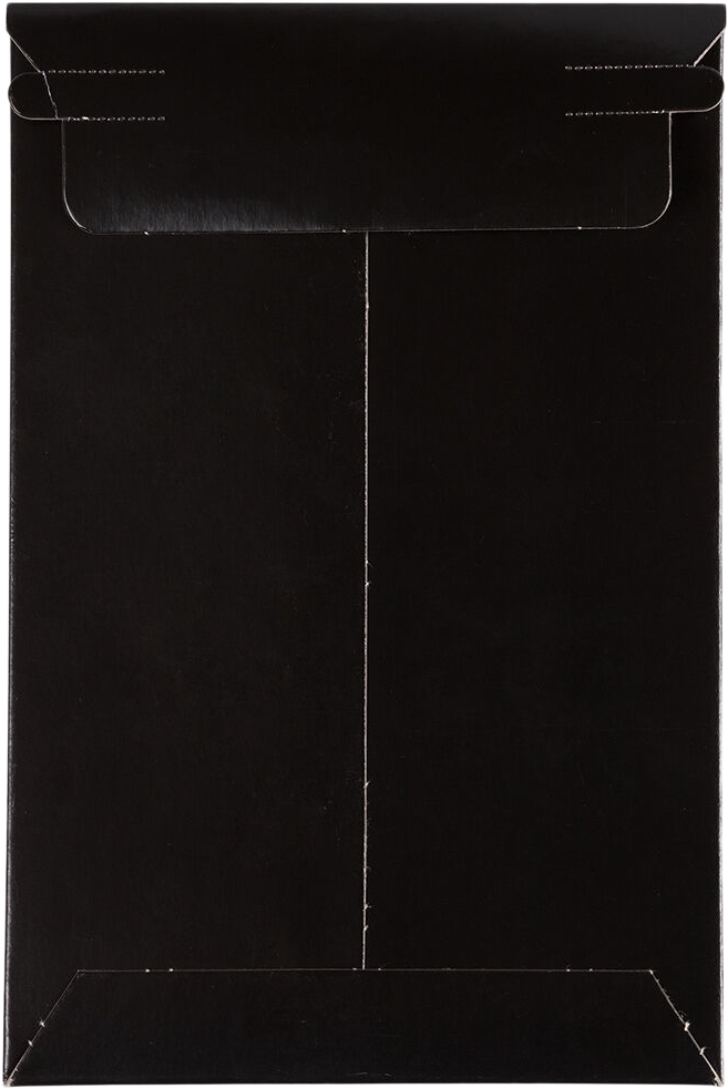 Black 130lb 6 x 9 Photo Mailer Envelopes with Peel & Seal