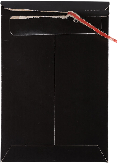 Black 130lb 6 x 9 Photo Mailer Envelopes with Peel & Seal