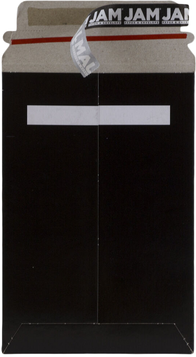 Black 130lb 6 x 9 Photo Mailer Envelopes with Peel & Seal