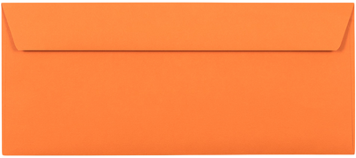 Mandarin Orange 32lb #10 Window Envelopes (4 1/8 x 9 1/2)