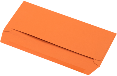 Mandarin Orange 32lb #10 Window Envelopes (4 1/8 x 9 1/2)