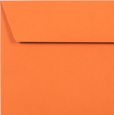 Mandarin Orange 32lb #10 Window Envelopes (4 1/8 x 9 1/2)