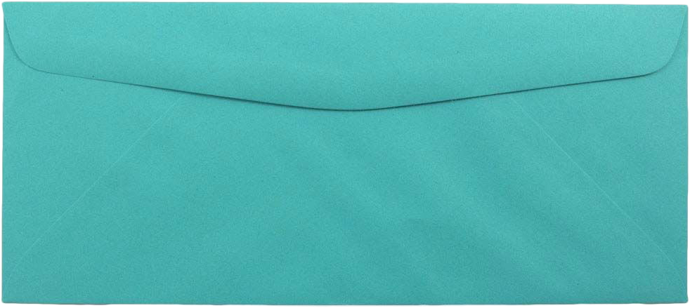 Sea Blue 24lb #10 Window Envelopes (4 1/8 x 9 1/2)