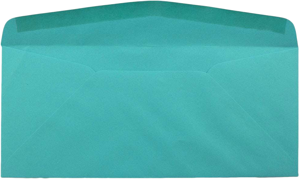 Sea Blue 24lb #10 Window Envelopes (4 1/8 x 9 1/2)