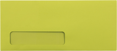 Wasabi Lime Green 32lb #10 Window Envelopes (4 1/8 x 9 1/2)