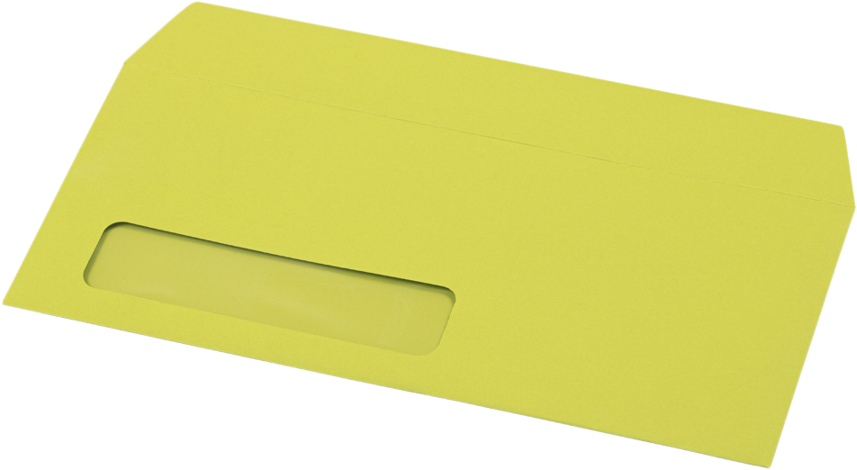 Wasabi Lime Green 32lb #10 Window Envelopes (4 1/8 x 9 1/2)