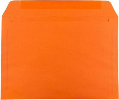 Mandarin Orange 32lb 9 x 12 Booklet Envelopes
