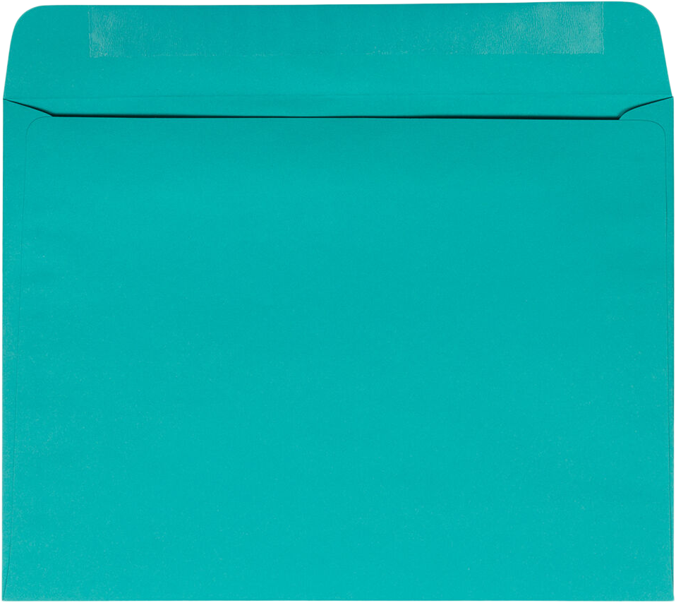Sea Blue 24lb 9 x 12 Booklet Envelopes