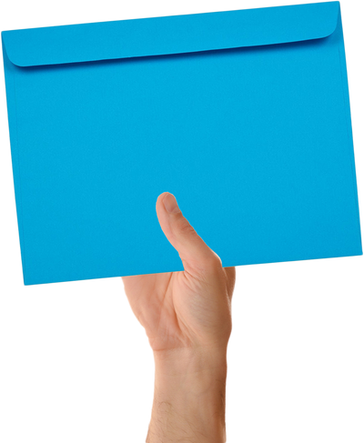 Pool Blue 32lb 9 x 12 Booklet Envelopes