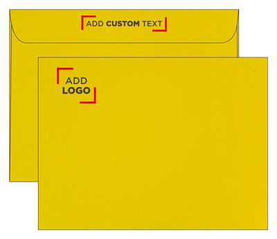 Yellow 24lb 9 x 12 Booklet Envelopes