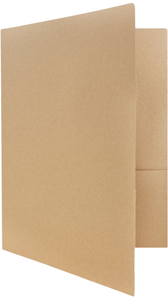 Grocery Bag 9 x 12 Matte Folders