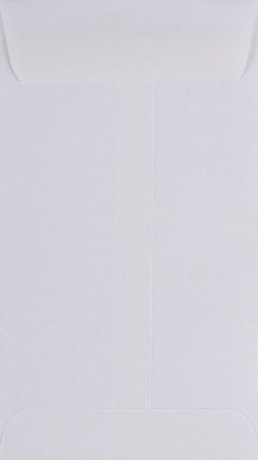 White 28lb #6 Coin Envelopes (3 3/8 x 6)