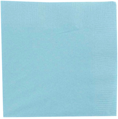 Sea Blue 5 x 5 3-Ply Beverage Napkins