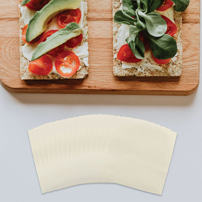 Ivory 5 x 5 3-Ply Beverage Napkins