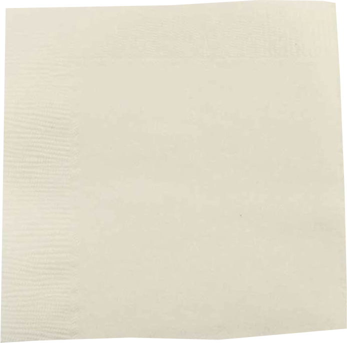 Ivory 5 x 5 3-Ply Beverage Napkins