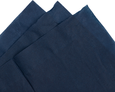 Navy Blue 5 x 5 3-Ply Beverage Napkins