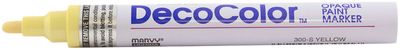 Cream Yellow Broad Line Opaque Paint Marker