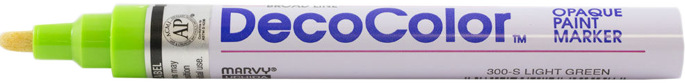 Light Green Broad Line Opaque Paint Marker