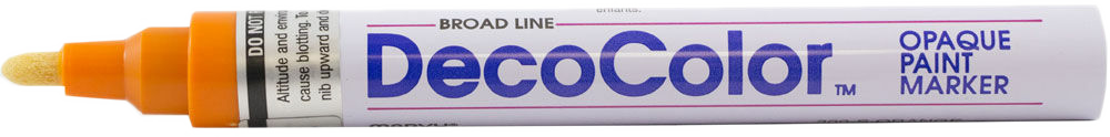 Orange Broad Line Opaque Paint Marker