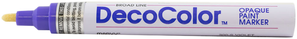 Violet Broad Line Opaque Paint Marker