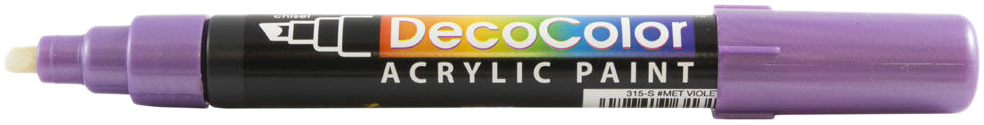 Metallic Violet Chisel Tip Acrylic Paint Marker