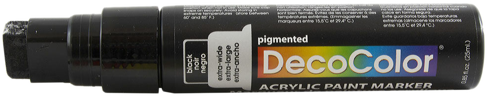 Black Jumbo Acrylic Paint Marker