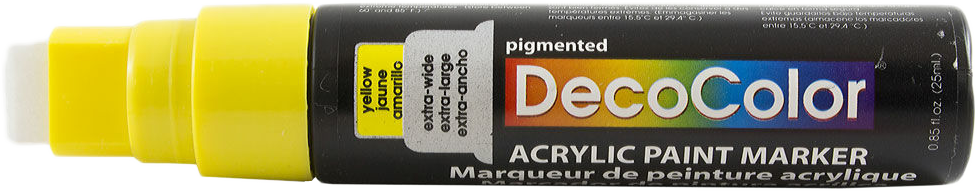 Yellow Jumbo Acrylic Paint Marker